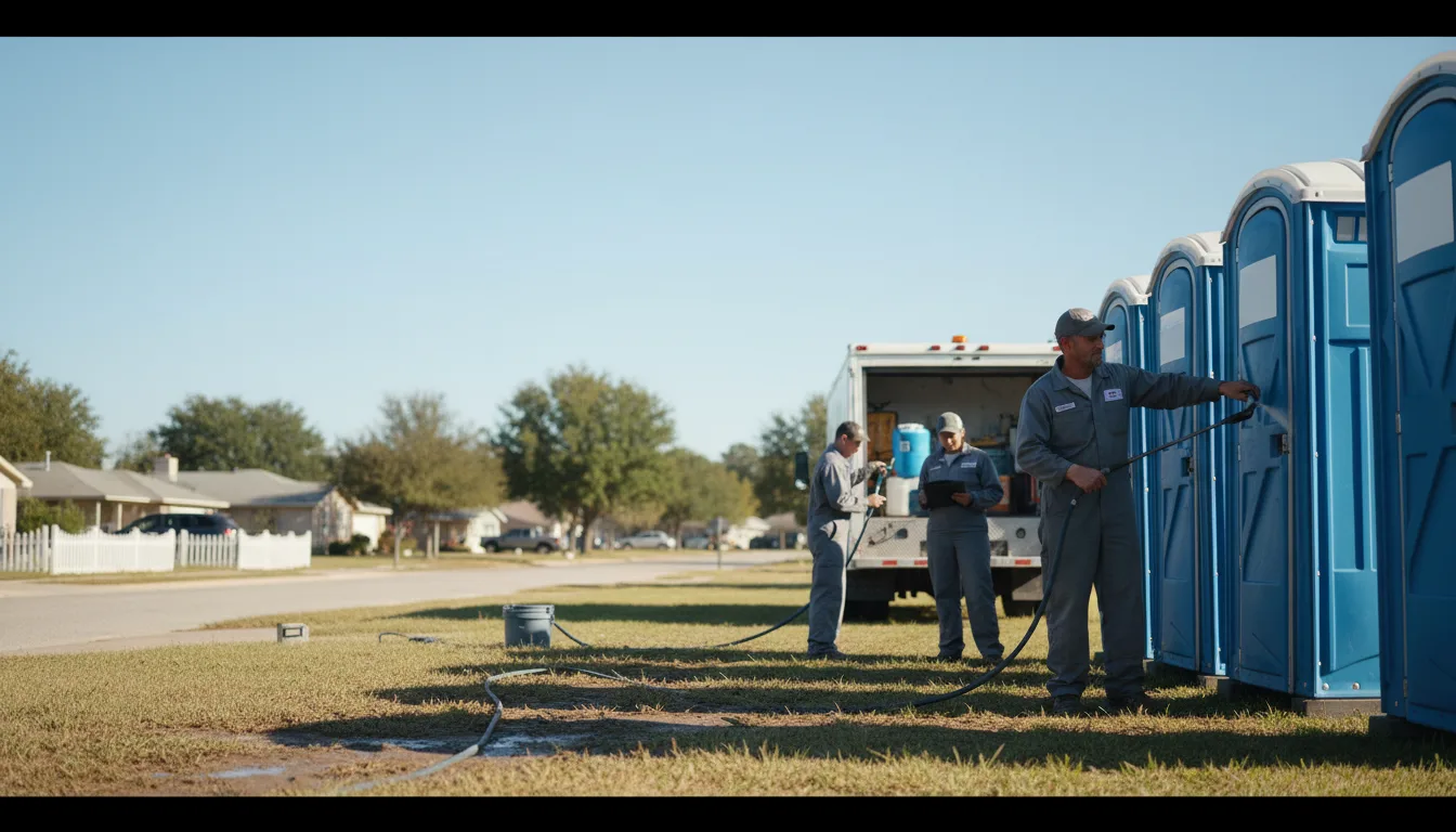Long-Term Portable Toilet Rental in Farmerville, LA near me